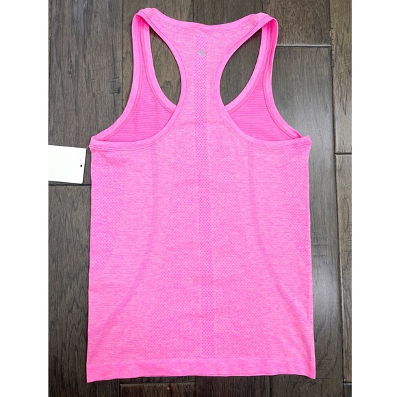 Lululemon Swiftly Tech Racerback 2.0 Dark Prism Pink / White - Picture 6 of 14